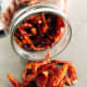 Dried chilies can be bought whole or chopped. 