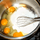 I prefer the simplicity of adding the whole eggs to the flour mixture.