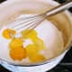 . . .whisk eggs slowly into sugar. . .