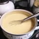 This custard is ready to eat! It may be served hot or cold, as you wish.
