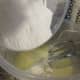 Add the dry ingredients to the wet ingredients.