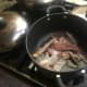 Frying the bacon