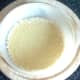 Batter is poured in to hot oil