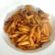 Penne pasta in five beans tomato sauce