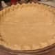 Prepared uncooked pie crust