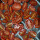 It's okay if the tomatoes touch each other.