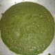 Pour the ground paste in the pan and heat over low flame for 3-4 minutes till raw smell of mint paste goes off.