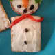 Healthy snowman treat