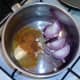 Sauteing onion and garlic in butter with curry powder