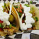 We enjoyed tacos from the Black Market Burritos food truck.
