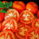 Fresh sliced tomato