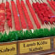 Kabobs ready to be cooked in-store or at home