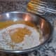 Gradually blend the dry ingredients into the wet ingredients until well blended.