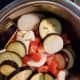 Step 2: Saute vegetables in oil.