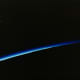 Photo of sunset taken by John Glenn from orbit. Photo courtesy of NASA.