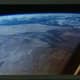 Photo of earth taken by John Glenn from orbit. Photo courtesy of NASA.