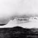 This is a photo of an iceberg found on April 15th, 1912, close to where the Titanic sank.