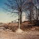 Looking east from 1301 N. Jefferson Avenue, April , 1996. The site is still vacant today, although more overgrown with brush and small trees.