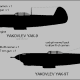 The Yak-9 silhouette prints