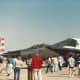 An F-111 on static display at Andres AFB.