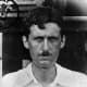 A passport picture of Eric Blair (George Orwell) during a trip to Burma in 1933.