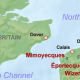 Map of where the massive concrete V-2 launch sites were located along the French coast near the English Channel. The only problem was the Allied bombers who owned the skies day and night about the Reich by 1944.