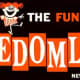 The billboard for Freedomland which would have been placed along highways leading towards the Bronx.