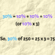 (This is easy math, but the method works the same way with harder numbers.)