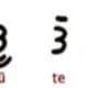 Vowels except /a/ are written by using diacritical marks or matras around the letter like Hindi