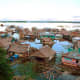 The floating city of Iquitos in the Peruvian Amazon, only accessible by water or air.