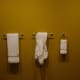 “Yours, Mine, and Ours” (2010) by Sebastian Martorana (American) 1981-present. Made of marble and held on the wall with steel hardware.