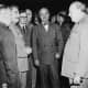 Harry S. Truman center of picture at Potsdam July 1945 with Stalin and Churchill. Truman would give the green light for the Atomic Bomb attack on Hiroshima and Nagasaki.