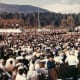 Some of the 25,000 people at Big Cedar to hear President John F. Kennedy