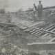 1929 Flood that damaged the rail lines in Wister