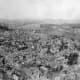 Cologne Germany 1945 all of Germany's largest cities were laid to waste by the brute force of the American and British bombers. Vast legions of Allied bombers roamed the skies over Germany night and day until the Fatherland was totally destroyed.