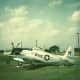A P-51 painted as then Lt. Col. John C. Meyer's aircraft Petie 2nd.