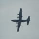 A C-130 over Andrews AFB, MD