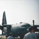 A C-130 at Andrews AFB, MD, May 2004.