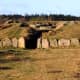 Tustrup-dysserne, the largest passage grave in Eastern Jutland, is an example of Funnelbeaker culture circa 3200 BC.
