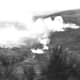 White phosphorus shells fired on German positions during the Bulge.