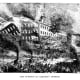 1865年焚烧巴纳姆博物馆。