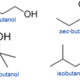 Butanol Isomer Structure