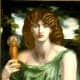 Mnemosyne is the titan goddess of memory and remembrance. She gave birth to the Muses after having an affair with Zeus.
