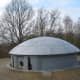 A gun turret at Fort Eben Emael to day 70 years after the battle.