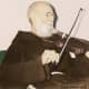 Blessed Solanus Casey with his beloved violin