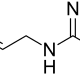 Skeletal formula of a galegine molecule