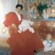 "Mrs Dora Lamm & her two eldest sons" by Carl Larsson, 1903. Oil on canvas, property of National Museum of Sweden. Courtesy of Wiki Commons