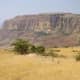 Mountain rising from the valleys