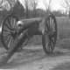 Oklahoma Civil War Naval Battle: Civil War 8-pounder light mountain howitzer. Stand Watie's three cannon were of this type, but on a smaller scale, firing a 3.5 diameter solid shot iron ball. 