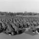 Muslim members of the 13th SS Division stop to pray.